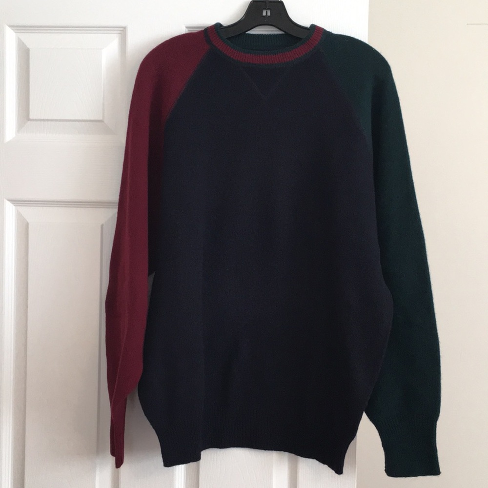 Evergreen 100% wool sweater